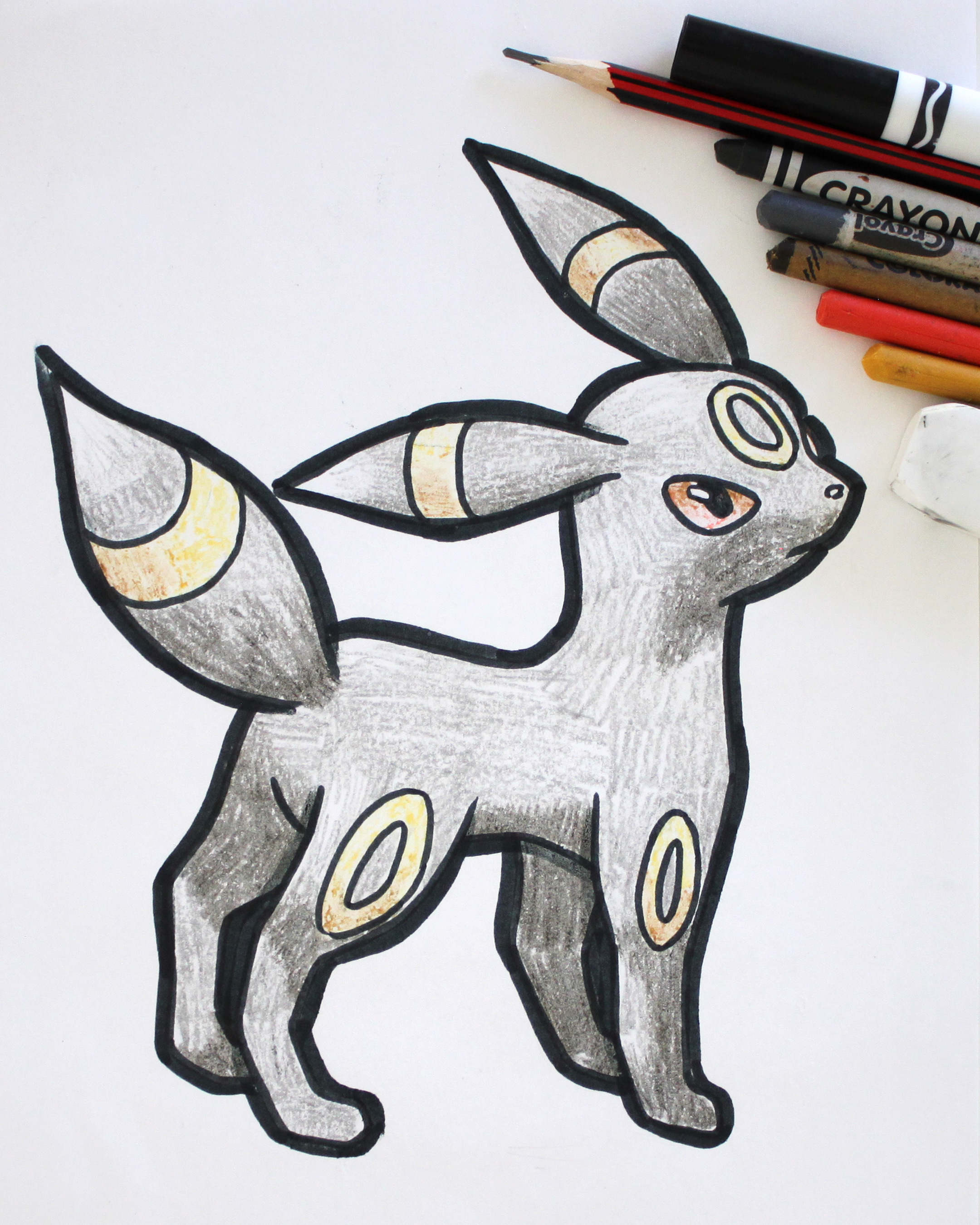 How to draw Eevee cute with step by step instructions